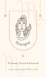 Scorpio Crystal Zodiac Candle