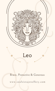 Leo Crystal Zodiac Candle