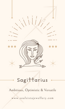 Load image into Gallery viewer, Sagittarius Crystal Zodiac Candle