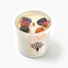 Load image into Gallery viewer, Motivation &amp; Creativity Crystal Candle
