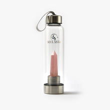 Load image into Gallery viewer, Rose Quartz Water Bottle