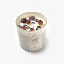 Load image into Gallery viewer, Aquarius Crystal Zodiac Candle