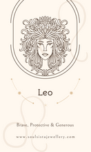 Load image into Gallery viewer, Leo Crystal Zodiac Candle