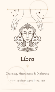 Libra Crystal Zodiac Candle