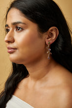 Load image into Gallery viewer, Garnet Crystal Earrings