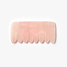Load image into Gallery viewer, Rose Quartz Crystal Comb