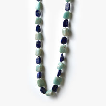 Load image into Gallery viewer, Lapis Lazuli &amp; Amazonite Crystal Mala
